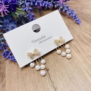 High Quality Pearl Tassel Earrings